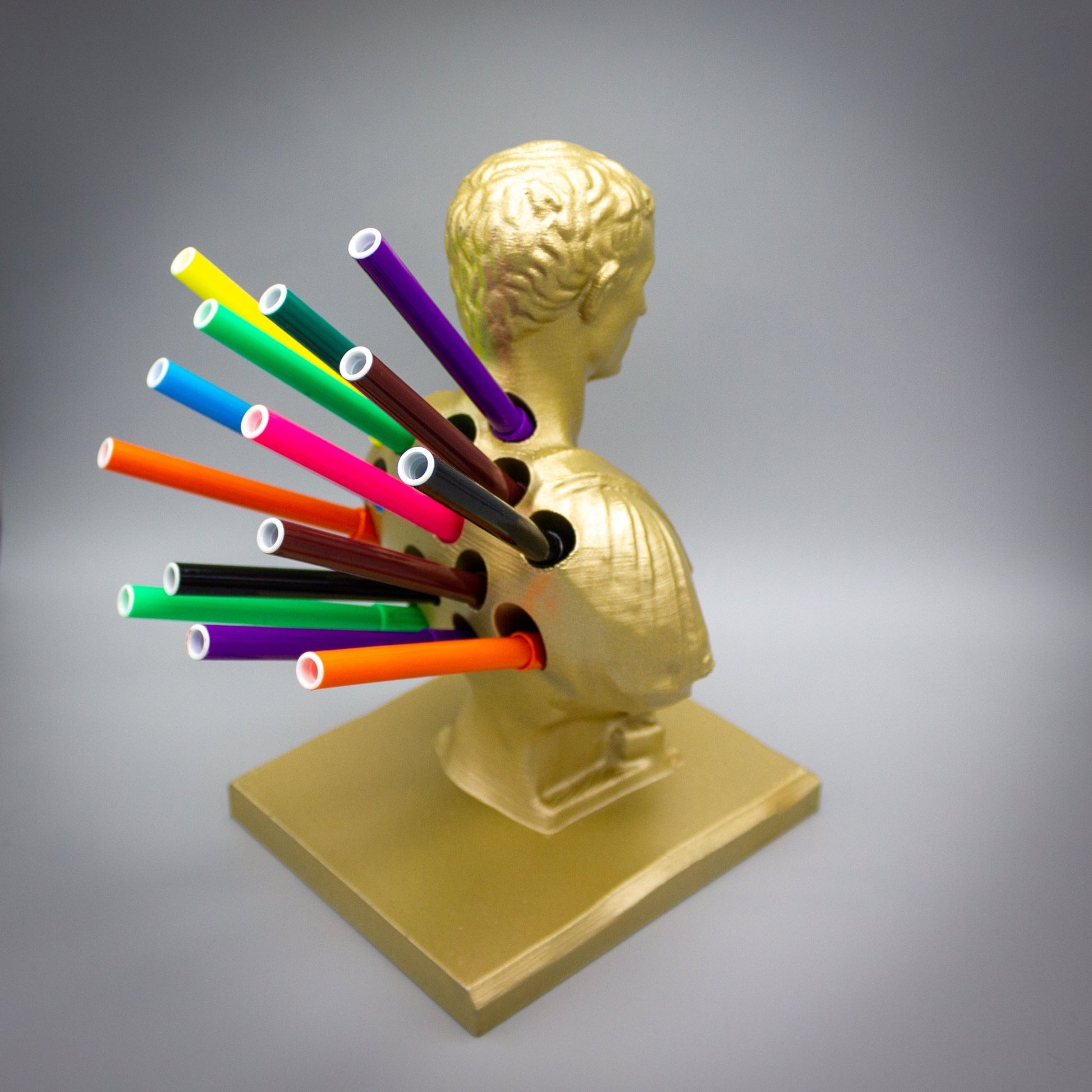 Julius Caesar Pencil Holder, Unique Pen Holder, Teacher Gift, Desk Organiser - SignKraft3D