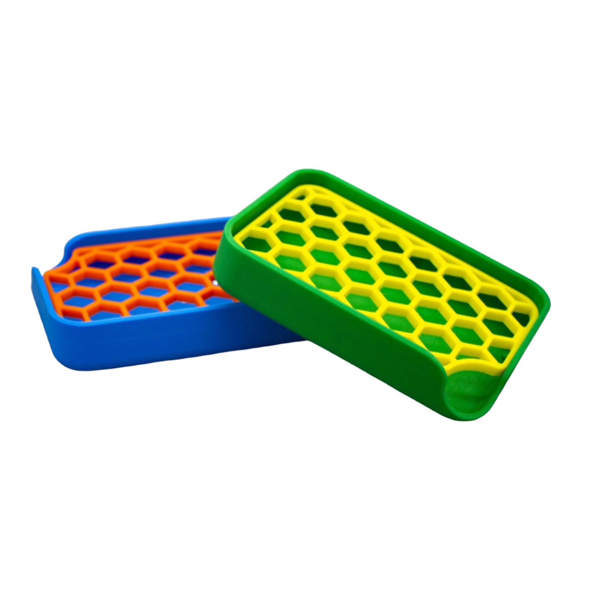 Modern Honeycomb Soap Dish: Vibrant Colors Bathroom Essential - SignKraft3D