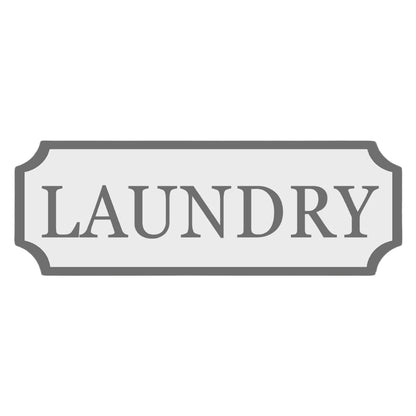 Modern Laundry Sign: Custom Wall Plaque for Laundry Areas, Utility Sign - SignKraft3D