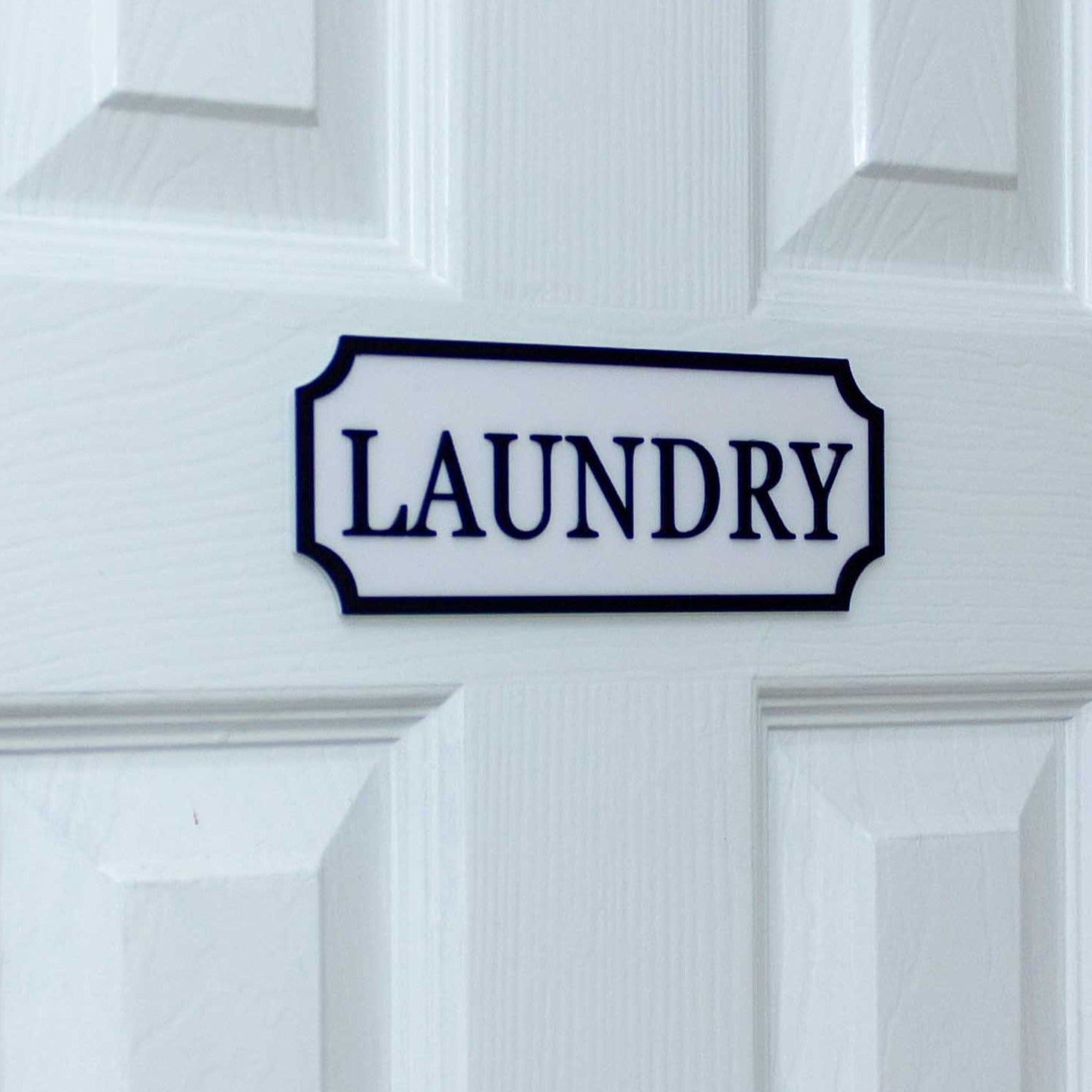 Modern Laundry Sign: Custom Wall Plaque for Laundry Areas, Utility Sign - SignKraft3D