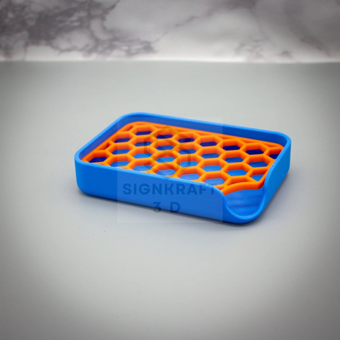 Modern Sponge & Soap Dish: Vibrant Bathroom & Kitchen Essential - SignKraft3D