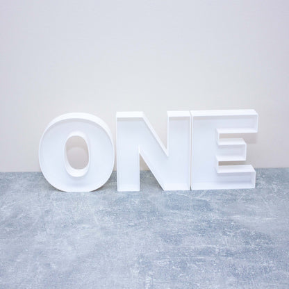 Personalised 12 Inch Fillable Freestanding Letters - SignKraft3D