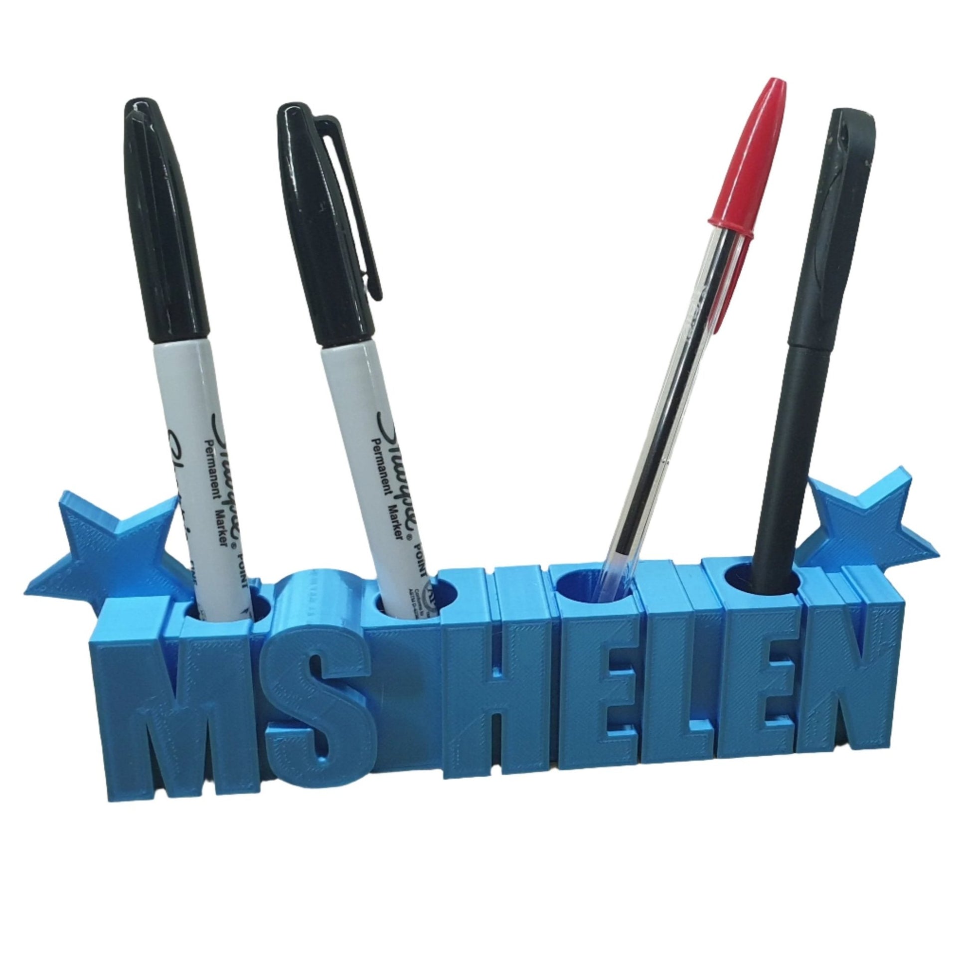 Personalised Pen Holder, Custom Desk Pen Pot, Teacher and Librarian Gift, Quick Dispatch - SignKraft3D