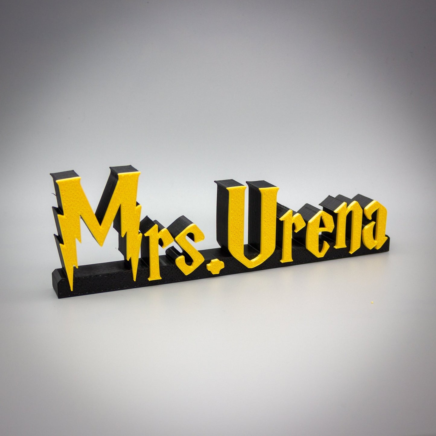 Personalised Wizard Name Plate, Teacher Gift, Custom Desk Name Sign, Librarian Gift - SignKraft3D