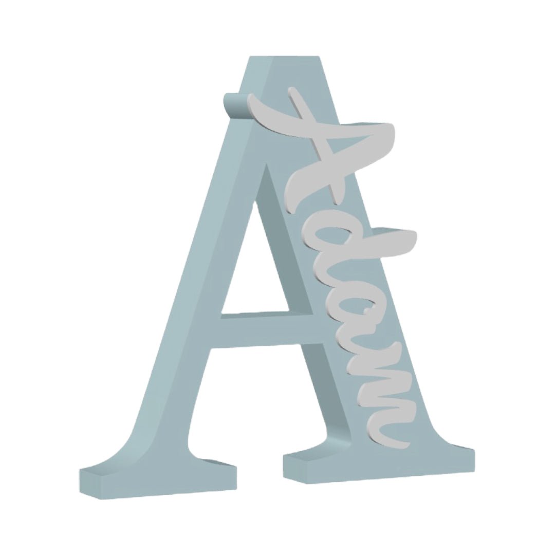 Personalized 8 - Inch Free Standing 3D Letters & Numbers: Custom Home & Event Decor - SignKraft3D