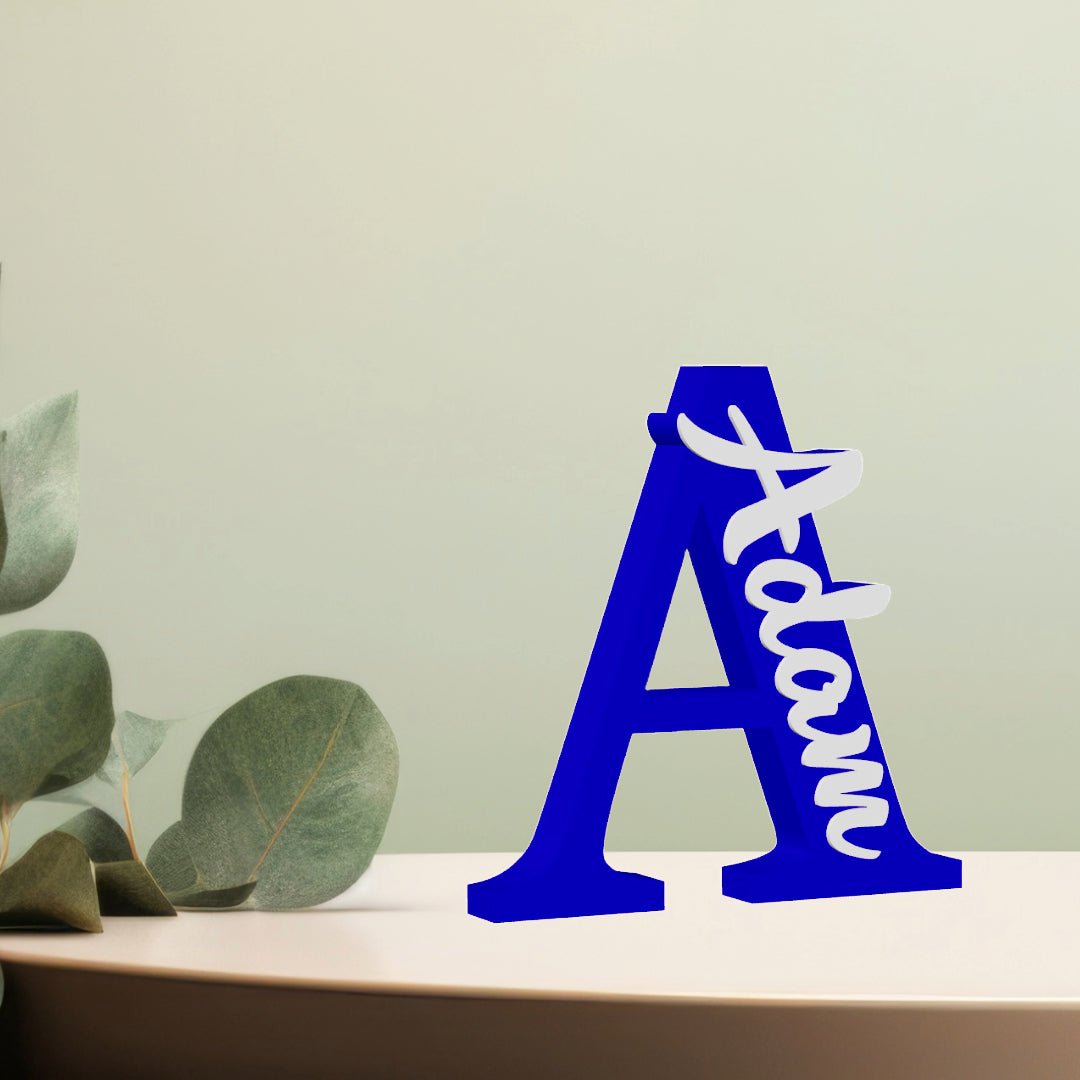 Personalized 8 - Inch Free Standing 3D Letters & Numbers: Custom Home & Event Decor - SignKraft3D