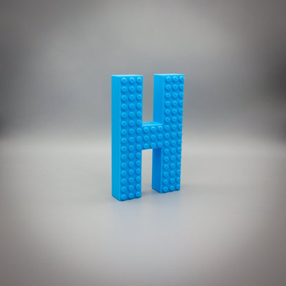 Personalized Bricks Compatible Letters & Numbers: Custom Names in Various Colors - SignKraft3D