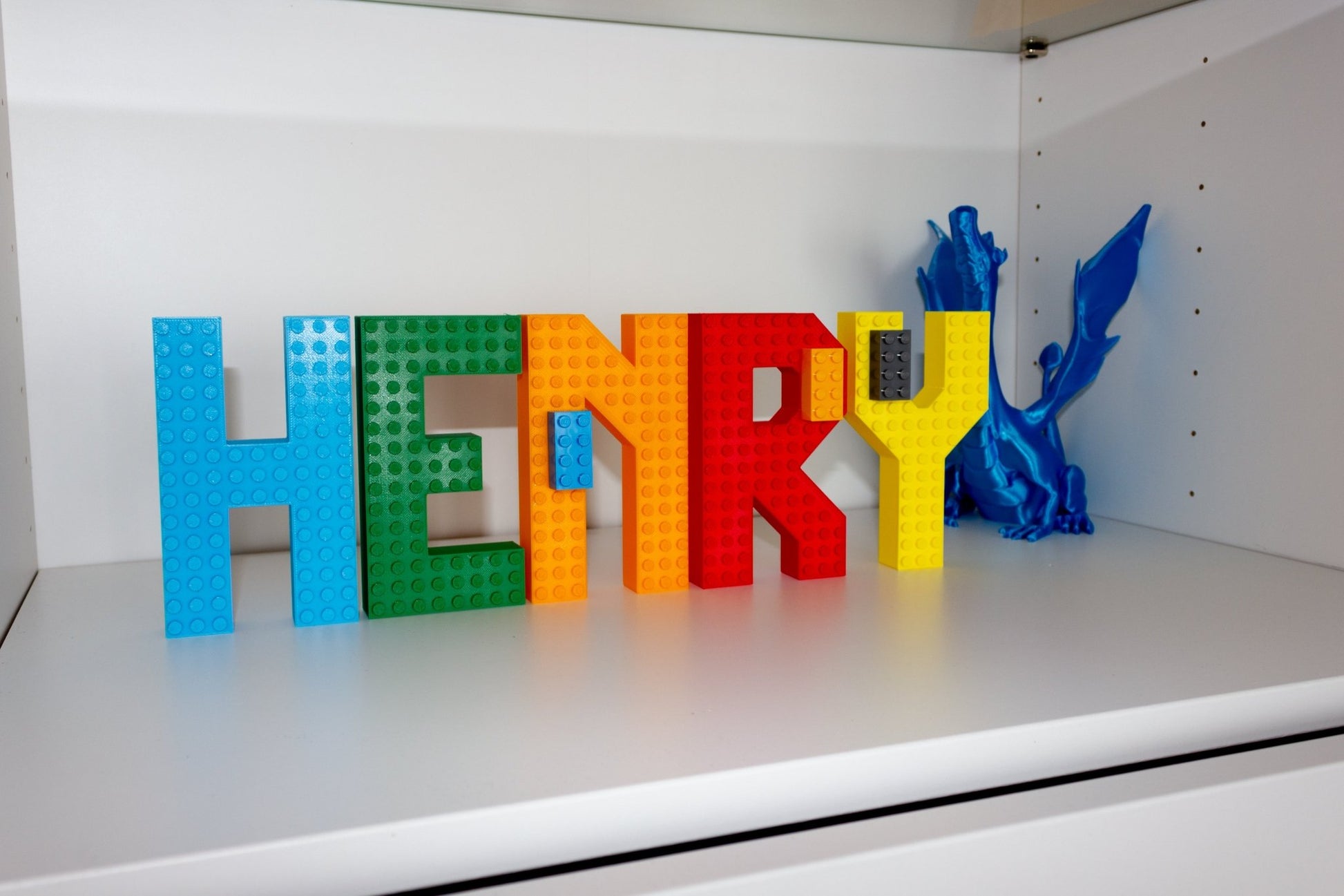 Personalized Bricks Compatible Letters & Numbers: Custom Names in Various Colors - SignKraft3D