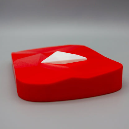 YouTube Diamond Play Button Replica, Vlogger or Youtube Channel Award - SignKraft3D