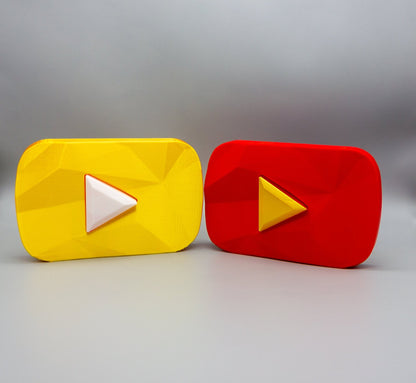 YouTube Diamond Play Button Replica, Vlogger or Youtube Channel Award - SignKraft3D